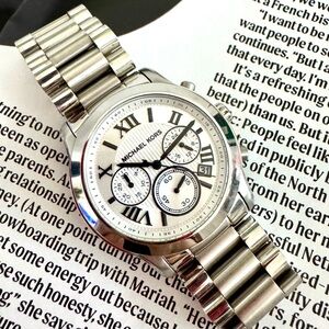 Michael Kors Silver Chronograph Watch